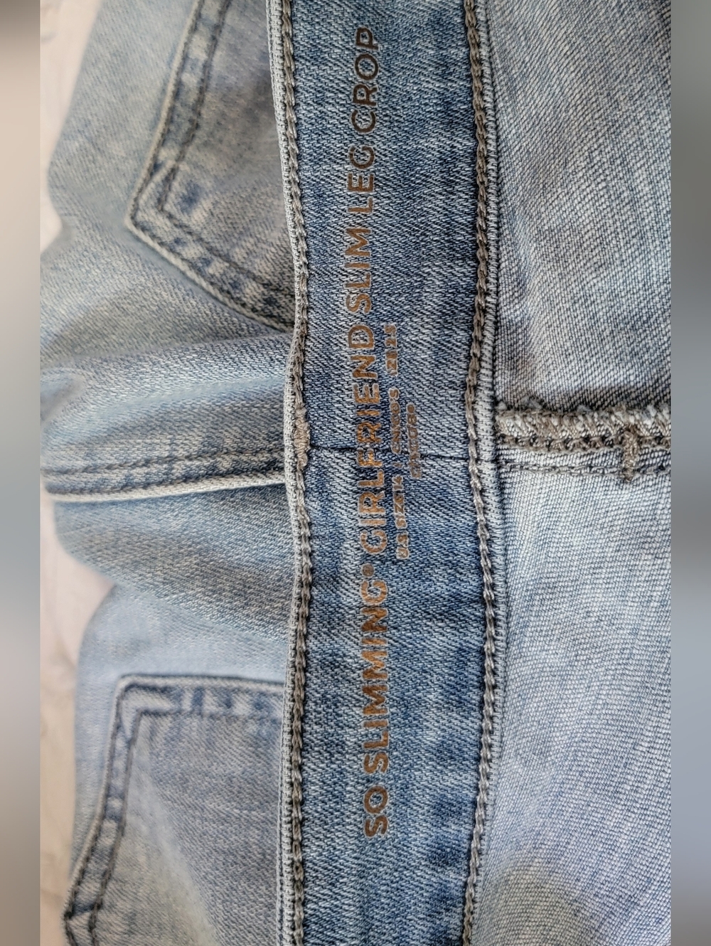 Chico's Light Wash Embroidered Hem Jeans Size 14. - Picture 3 of 3